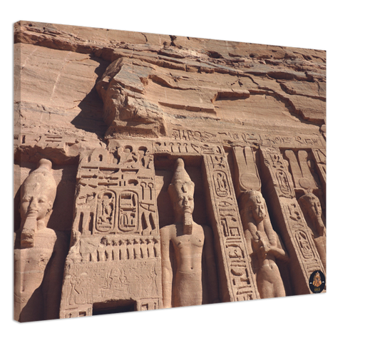 Pharoahs Gold Collection | Abu Simbel | Chalanni 70cmx100cm canvas