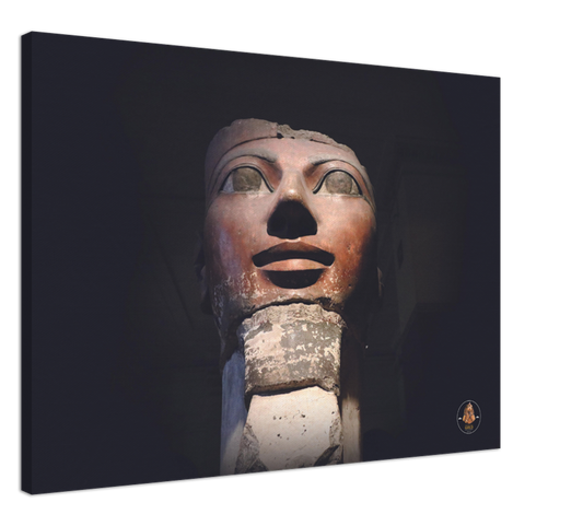 Pharoahs Gold Collection | Hatshepsut Statue | Chalanni 70cmx100cm canvas