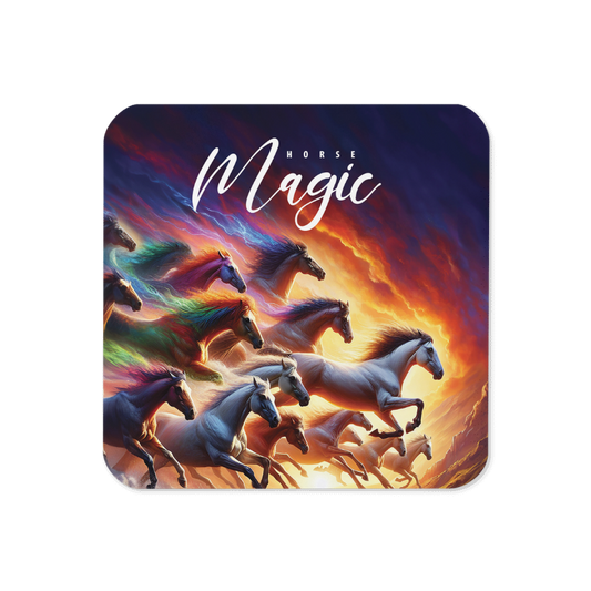 Horse Magic | Designer Drink Coasters - Chalanni